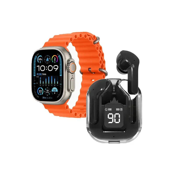 Ultra 2 WAtch With Free Earbuds