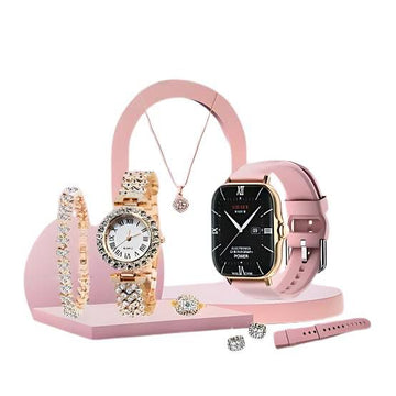 A58 Plus 6-in-1 Smartwatch Gift Set